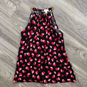 MICHAEL Michael Kors Black and Red Tank Top